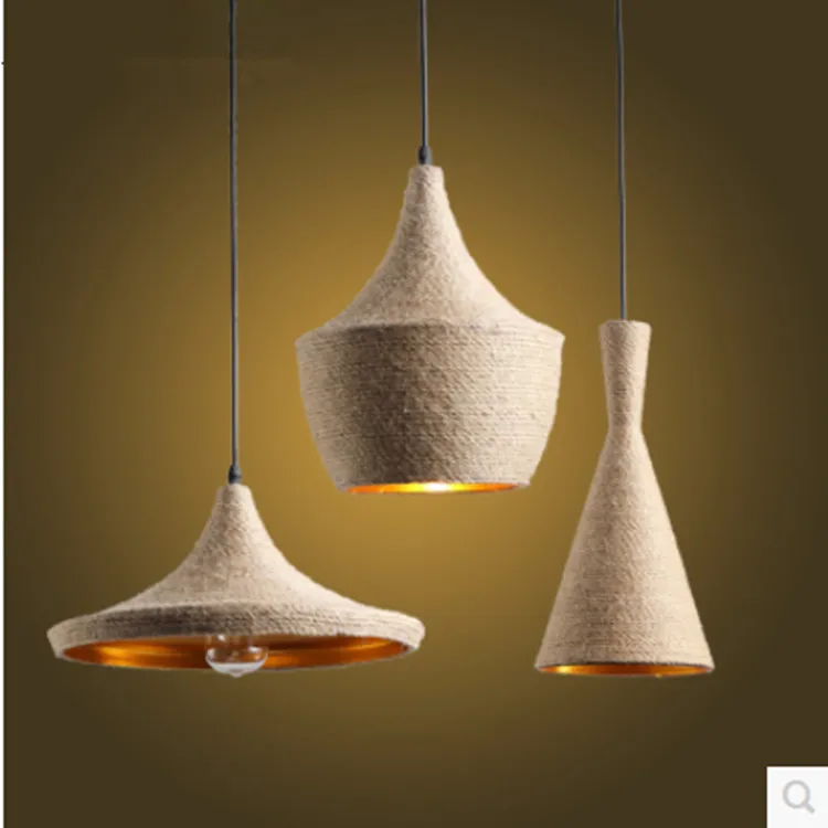 

Modern creative design Resin Monkey Loft Vintage Hemp Rope Pendant Light for Home Lighting Bar Cafe Retro Hanging Pendant lamp