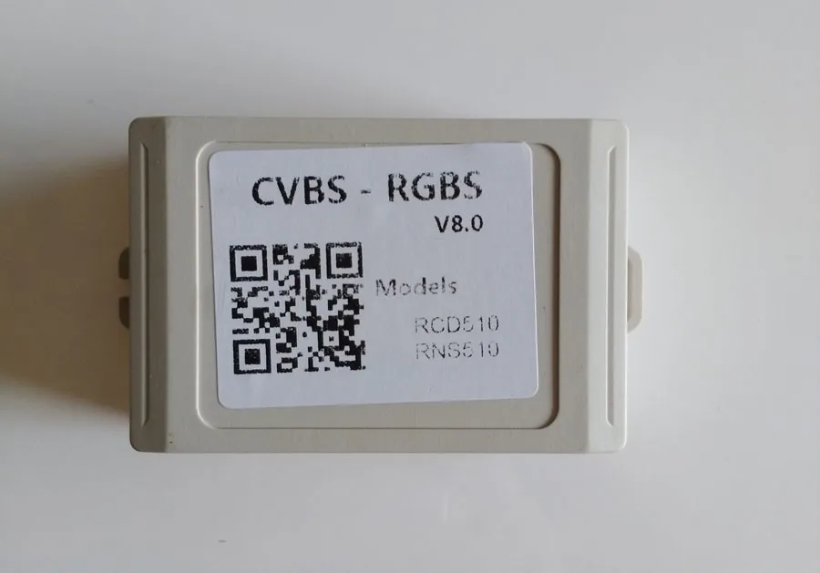 Адаптер RGB BOX V9.3 для камеры заднего вида с вторичного рынка CVBS / AV на фотоадаптер VW