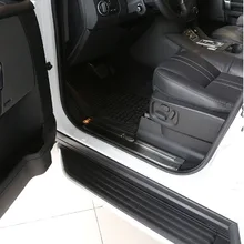 Нержавеющая сталь внутри порогов пластин чехол накладка для Land Rover Discovery 4 2010-2016 автомобильные аксессуары