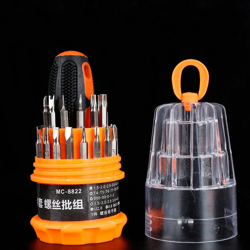 Smartphone repair tool for Apple mobile phone 31 piece set pagoda screwdriver set digital repair multi-function screwdriver set