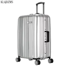 KLQDZMS 20/24/2" дюймовый чемодан с принтами Зебра, леопард, багаж на ролликах посадки тележка для багажа колеса