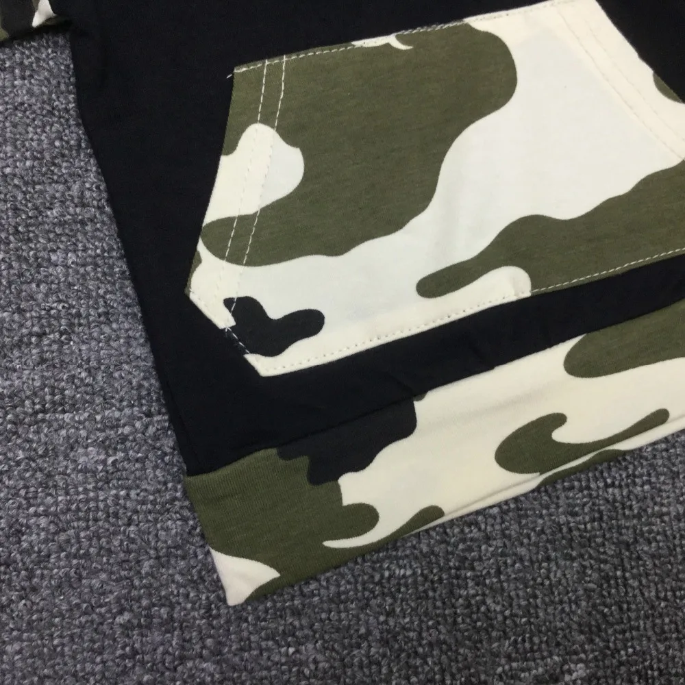 2020 Baby Boy Suit Clothing Long-sleeved Sweater Camouflage Trousers Sets Boys And Girls Clothes Set Baby Clothing Set near me