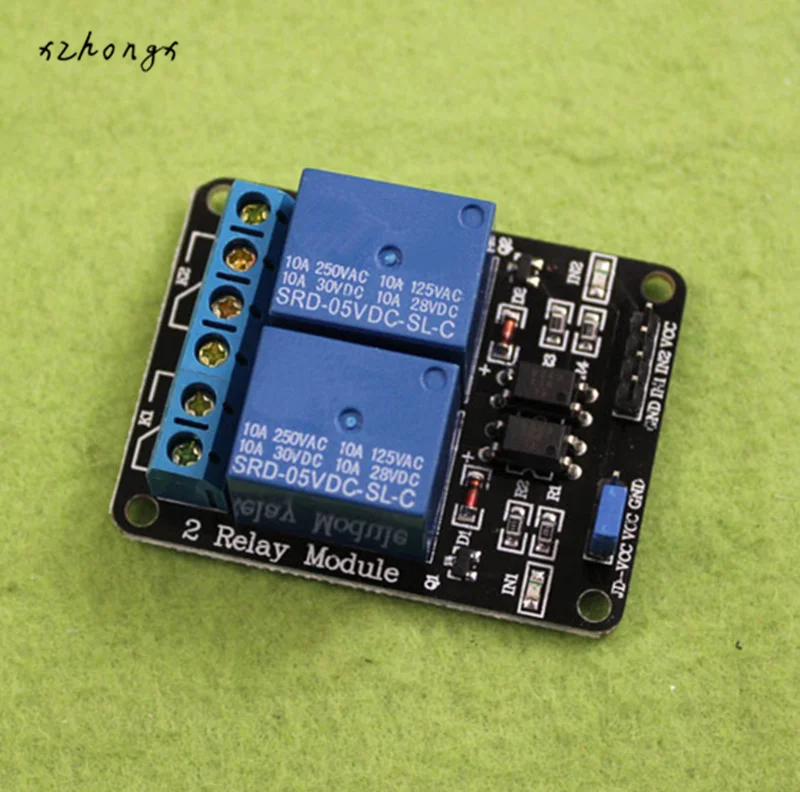 Modulo Relè 5V 2 Canali Per Arduino Uno R3 Raspberry