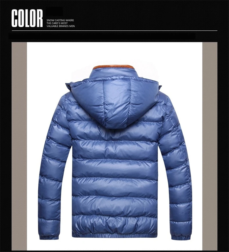 Xingdeng inverno moda quente jaquetas homens chapéu