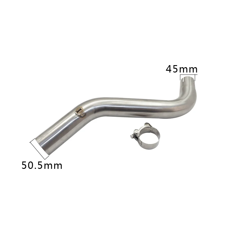 

One piece 100% brand new motorcycle middle of exhaust pipe stainless steel motorbike mid pipe For Benelli BN 600