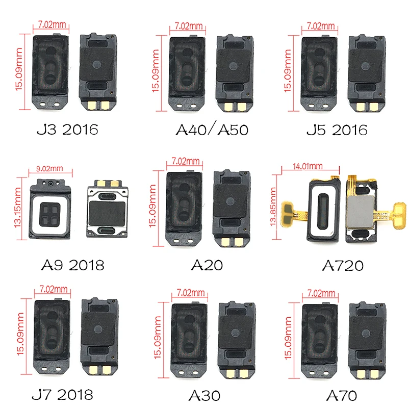 Для samsung A9 A8 A6 A7 J7 J6 J8 J4 /J3 J5 /A20 A30 A40 A50 A70 шлейф динамика Динамик звуковой приемник с гибким кабелем