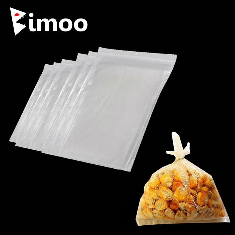 Bimoo 200 шт, 5X10 см 7X10 см 7X15 см; 8X12 см 12 х 16 см растворимые ПВА пакеты для ловли карпа рыболовные приманки Материал акции рыболовные снасти