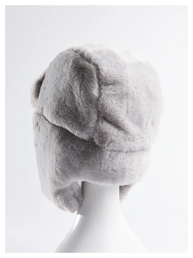 EOEODOIT женские шапки-бомберы для холодной зимы, теплые толстые меховые шапки с защитными ушами, козырек, шапка для девочек