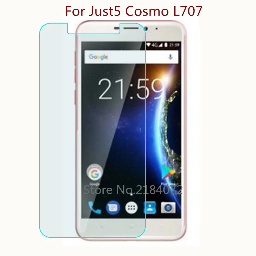 9H 2.5D Защитное стекло для экрана Just5 Cosmo L707 закаленное смартфона Передняя пленка