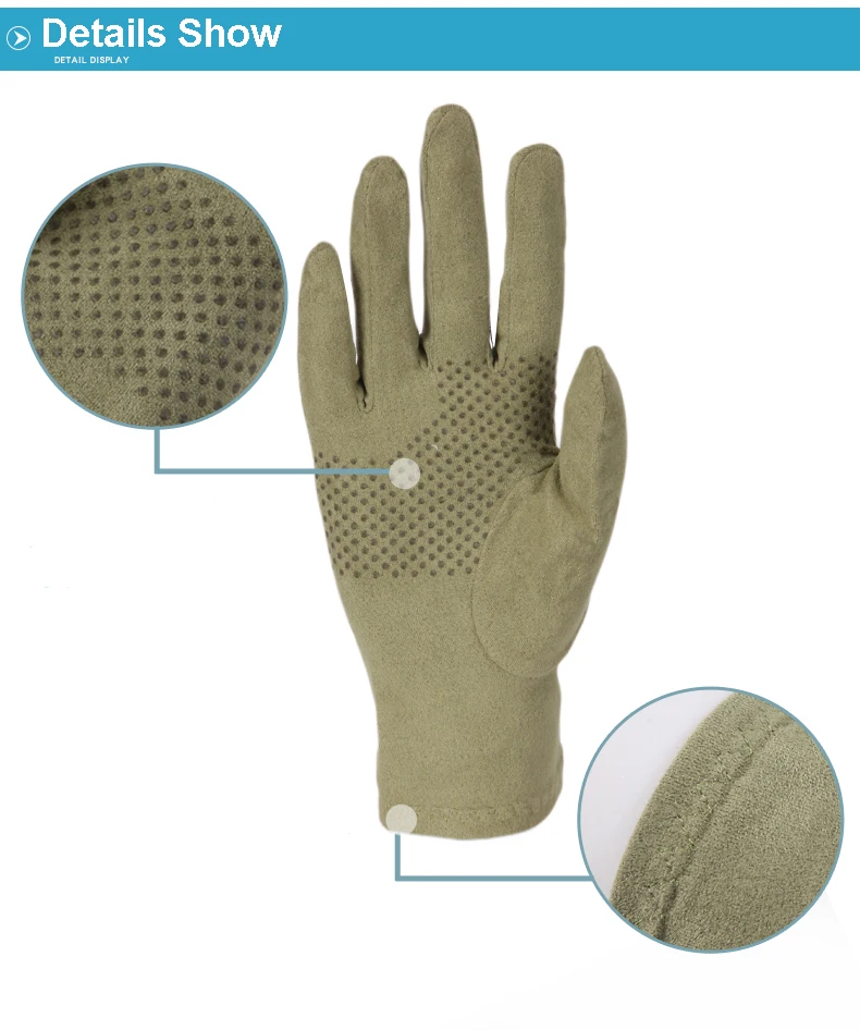 Новинка, замшевые солнцезащитные перчатки для мужчин и женщин, летние тонкие короткие Нескользящие перчатки для вождения, впитывающие пот, мужские и женские SZ008W-4