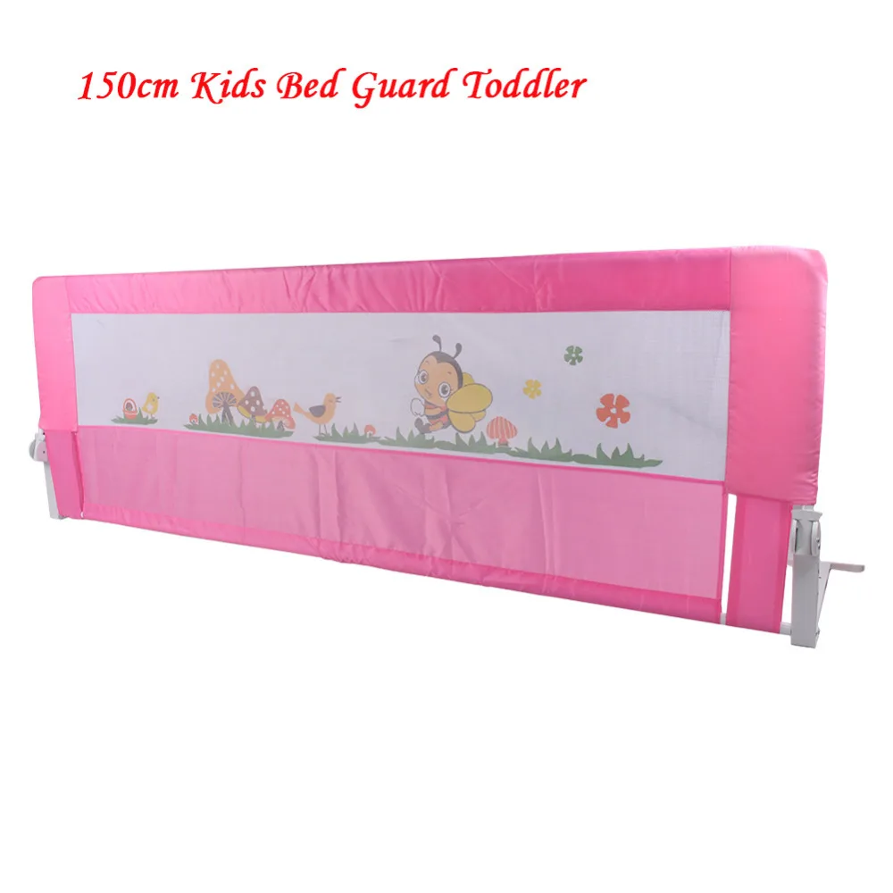 150 см ограждение для кроватки для детей преддошкольного возраста Детская безопасность детская складная защита от рельсов