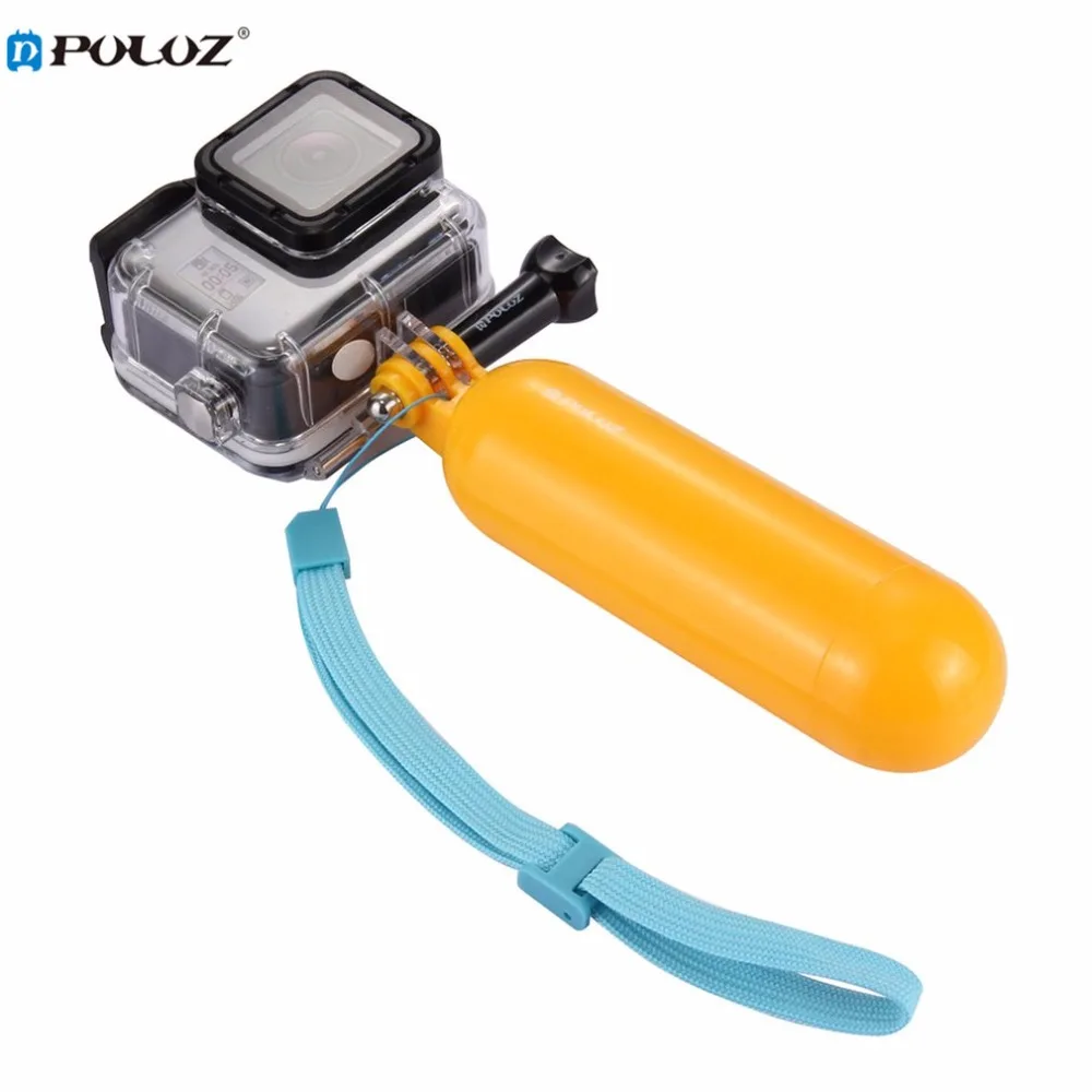 PULUZ подводная камера плавающая палка плавучие рукоятка держатель с регулируемым ремешком на запястье для Спортивная камера GoPro