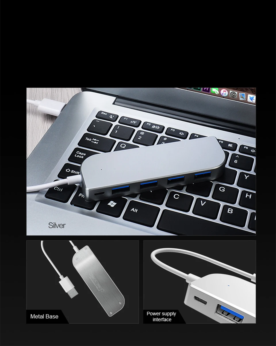 Usb-разветвитель usb-концентратор, адаптер с несколькими интерфейсами s type-c конвертер Внешний интерфейс USP расширитель пористый концентратор для планшета ноутбука