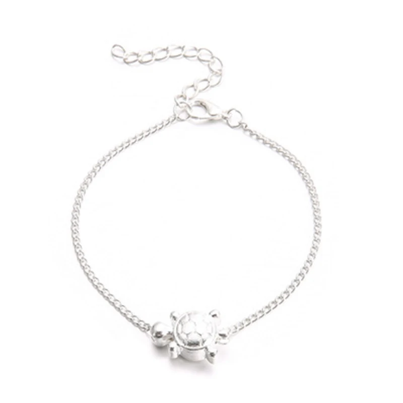 Qevila Bohemian Summer Beach Turtle Jewelry Ankle Bracelets Sexy Turtle Pendant Anklets For Women Sandals On the Leg Chain Foot  (6)