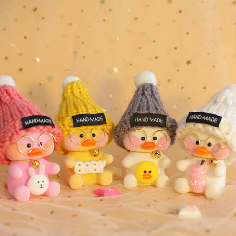 8 см Kawaii LaLafanfan брелок с подвеской в виде утки милый мультяшный для украшения