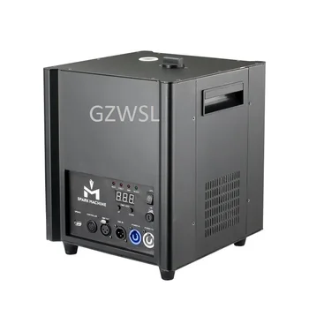 

Free Shipping 4pcs/lot Remote DMX control stage cold spark fireworks spary machine for wedding