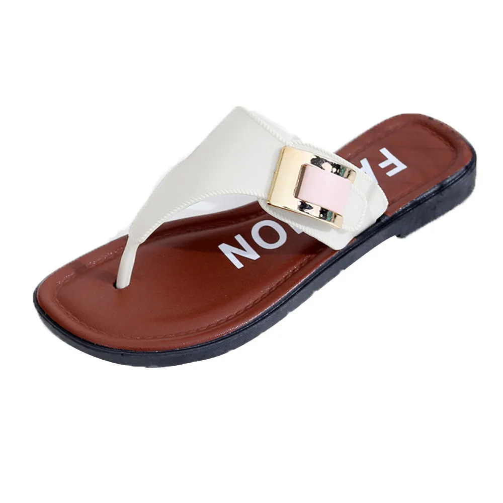 

SAGACE Summer Slippers Women Shoes Summer Ladies Shoes Casual Beach Shoes Fashion Retro Flip Flops Women Summer Slippers