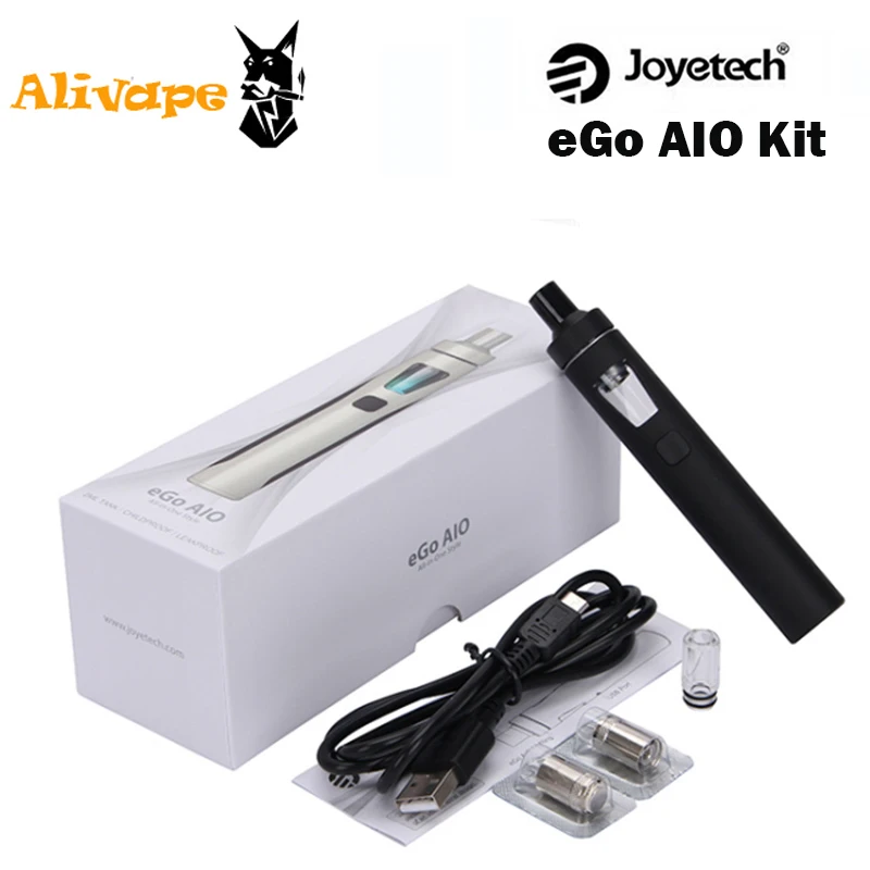 Joyetech eGo AIO All-in-One 2ml Capacity Anti-leaking Structure Starter Kit 1500mah Adjustable airflow vape elektronik sigara  1