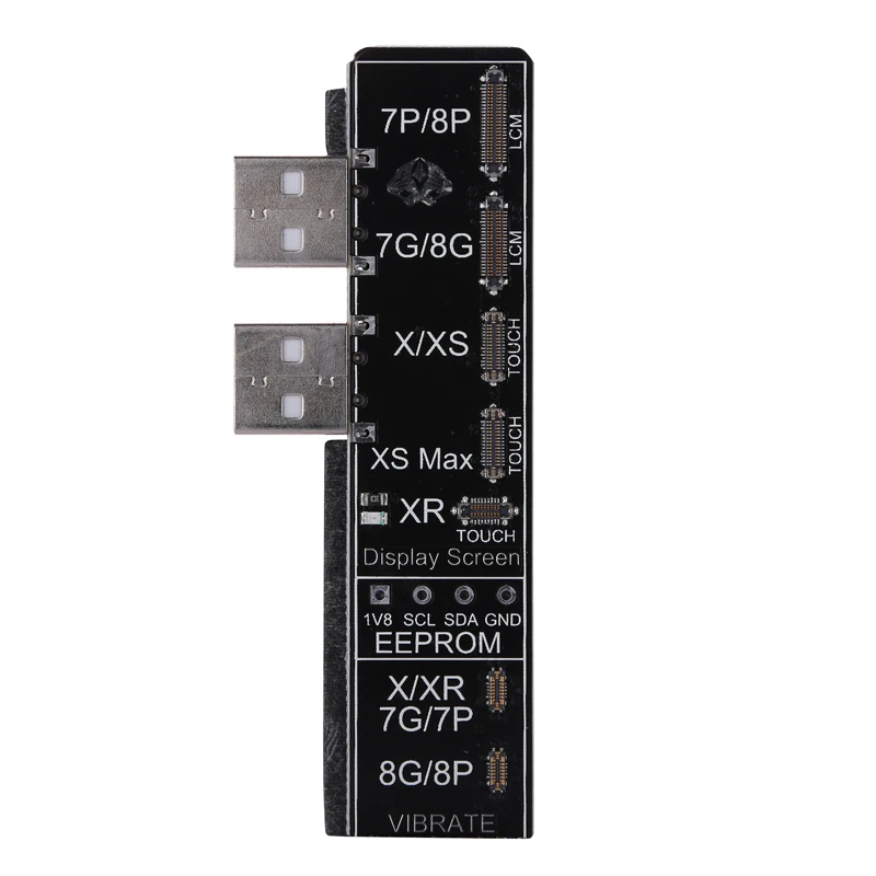 ЖК-дисплей Экран EEPROM программист Фоточувствительный данные чтения и записи для iPhone XR/XS MAX/X/8/8 P вибрировать код чтения и записи программист