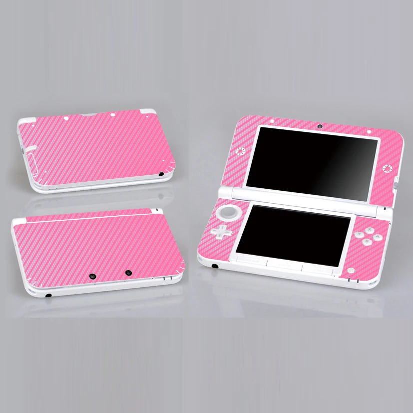 Pink Carbon Fiber Vinyl Skin Sticker Protector For Nintendo 3ds Xl Ll Skins Stickers Protector Sticker Protector Nintendo 3dsprotector Nintendo Aliexpress