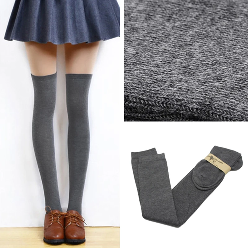 2015 New 4 Colors Fashion Women's Socks Sexy Warm Thigh High Over The Knee Socks Long Cotton Stockings For Girls Ladies Women 2015 New 4 Colors Fashion Women's Socks Sexy Warm Thigh High Over The Knee Socks Long Cotton Stockings For Girls Ladies Women