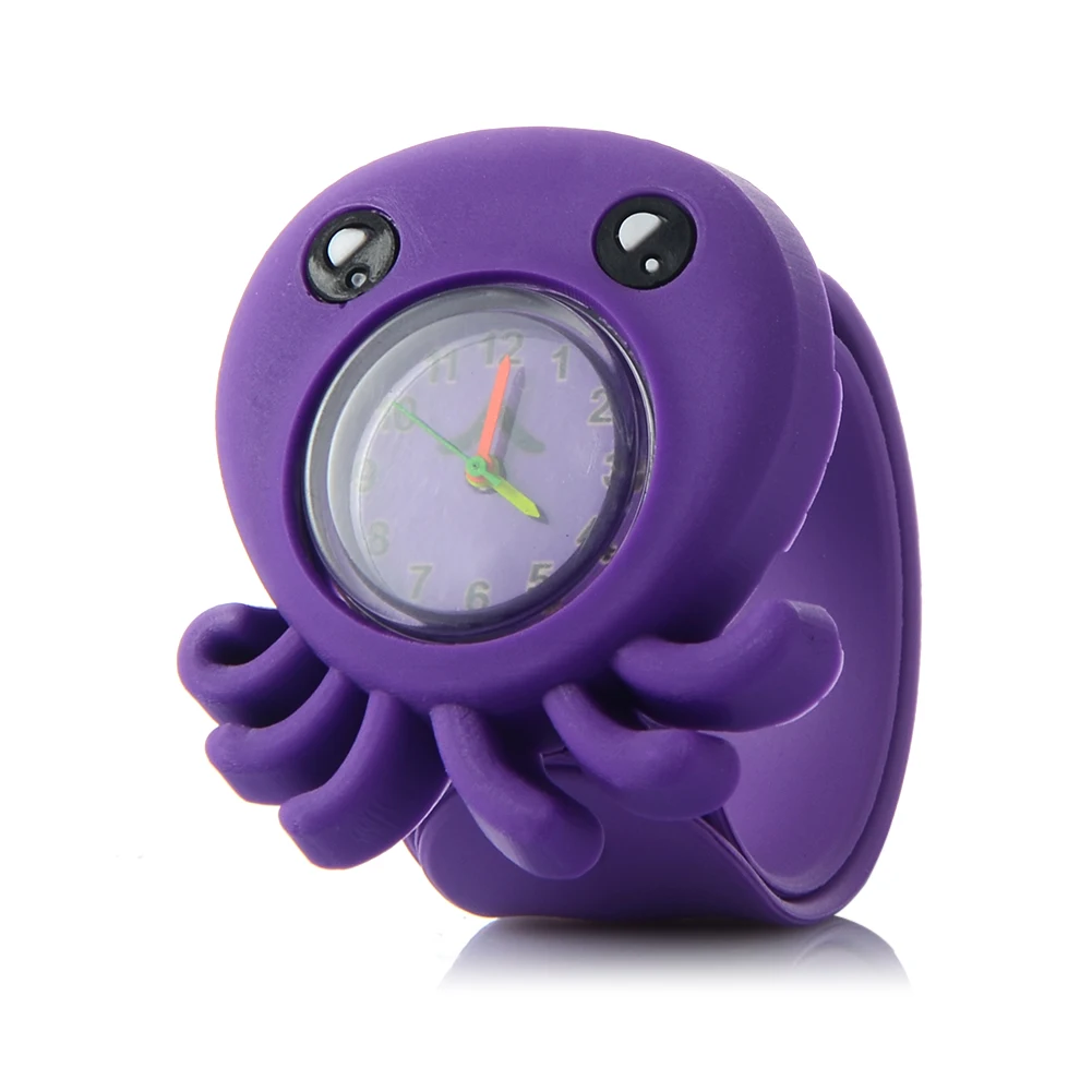 Детские 3D Мультяшные часы с животными, милые детские часы, Кварцевые водонепроницаемые студенческие наручные часы для девочек и мальчиков, подарки на день рождения