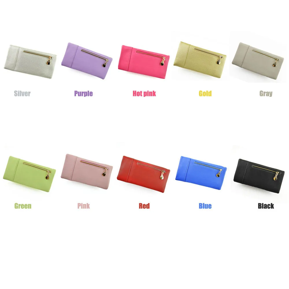 7 цветов новое поступление женские кошельки золотой бренд женский кошелек длинный дизайн женские кошельки Сумка-визитница сумка porte monnaie