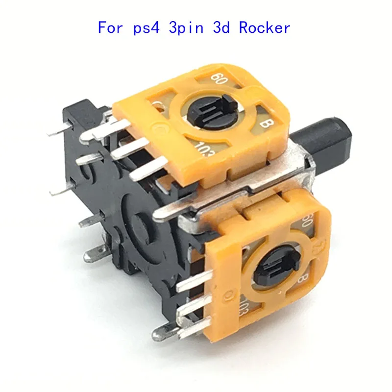 Original 3D Rocker Analog Joystick Replacement Yellow for Sony