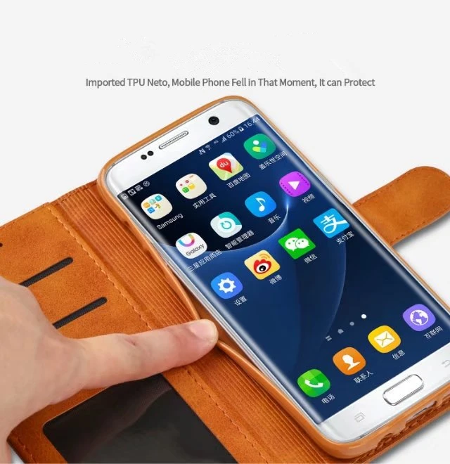 Чехол для Samsung Galaxy S9 S8 Plus S6 S7 Edge Note 8 роскошный флип Кошелек из искусственной кожи