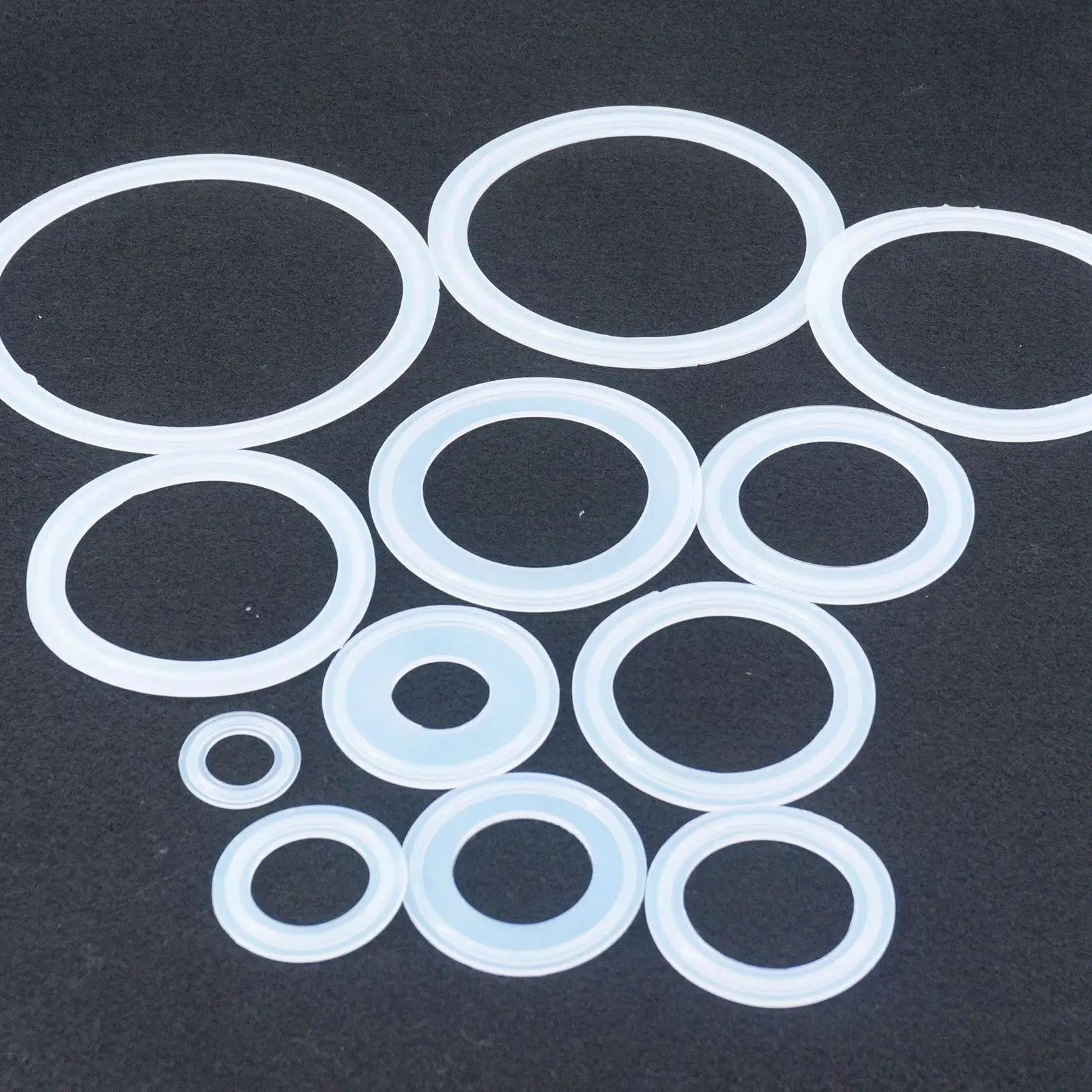 Лот 5 1/2 &quot3/4" 1 &quot1 5" 2 &quot2 3 &quot3 4 &quotTri Clamp наконечник Силиконовое резиновое