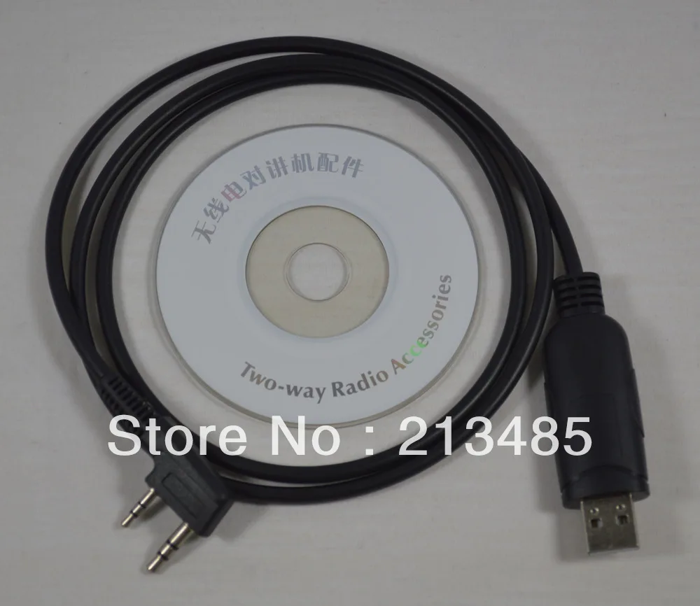 USB Кабель для программирования с CD программным обеспечением Kenwood/Baofeng/WOUXUN/PUXING/Linton