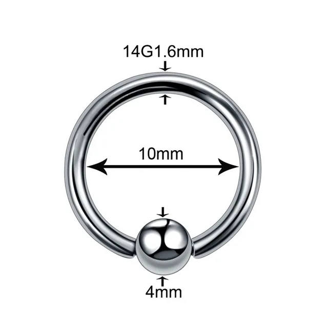 1 шт. G23 титановое кольцо для носа кольца для губ унисекс Лабрет пирсинг для бровей Женская Ушная перегородка Спираль пирсинг CBR Украшения для тела - Окраска металла: Style 13