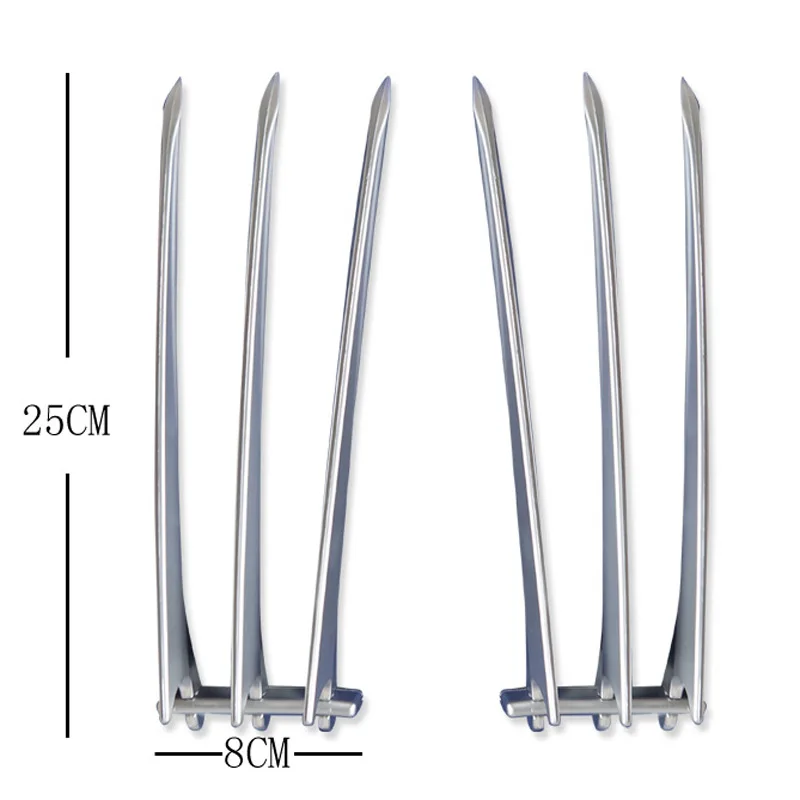 

WITH BOX One Pair 25cm X MAN Wolverine Claws With High Quality of Refinement Cosplay Props Halloween X-men Superhero Cosplay