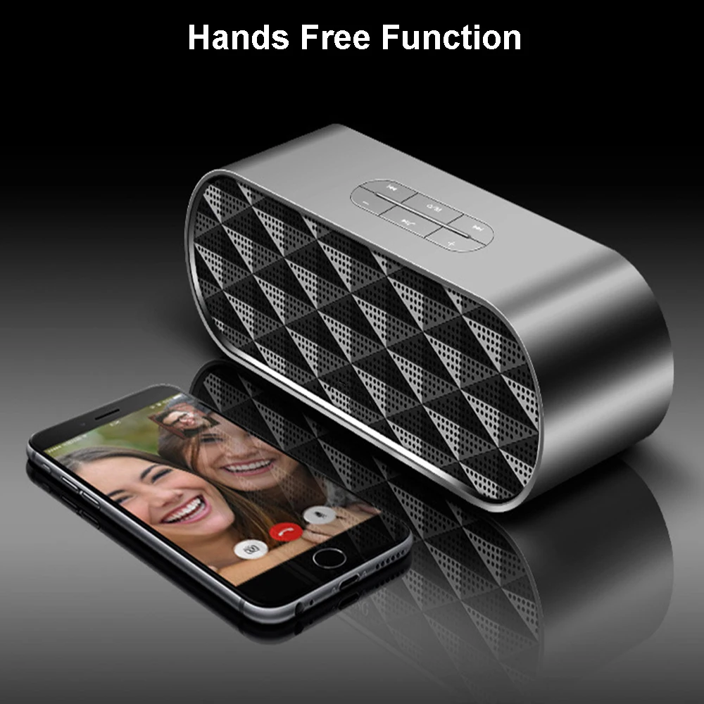 Mini Wireless Bluetooth Speaker Portable BT Speaker Surging Bass Speaker With Full Range Boombox TF Slot For MP3 Computer