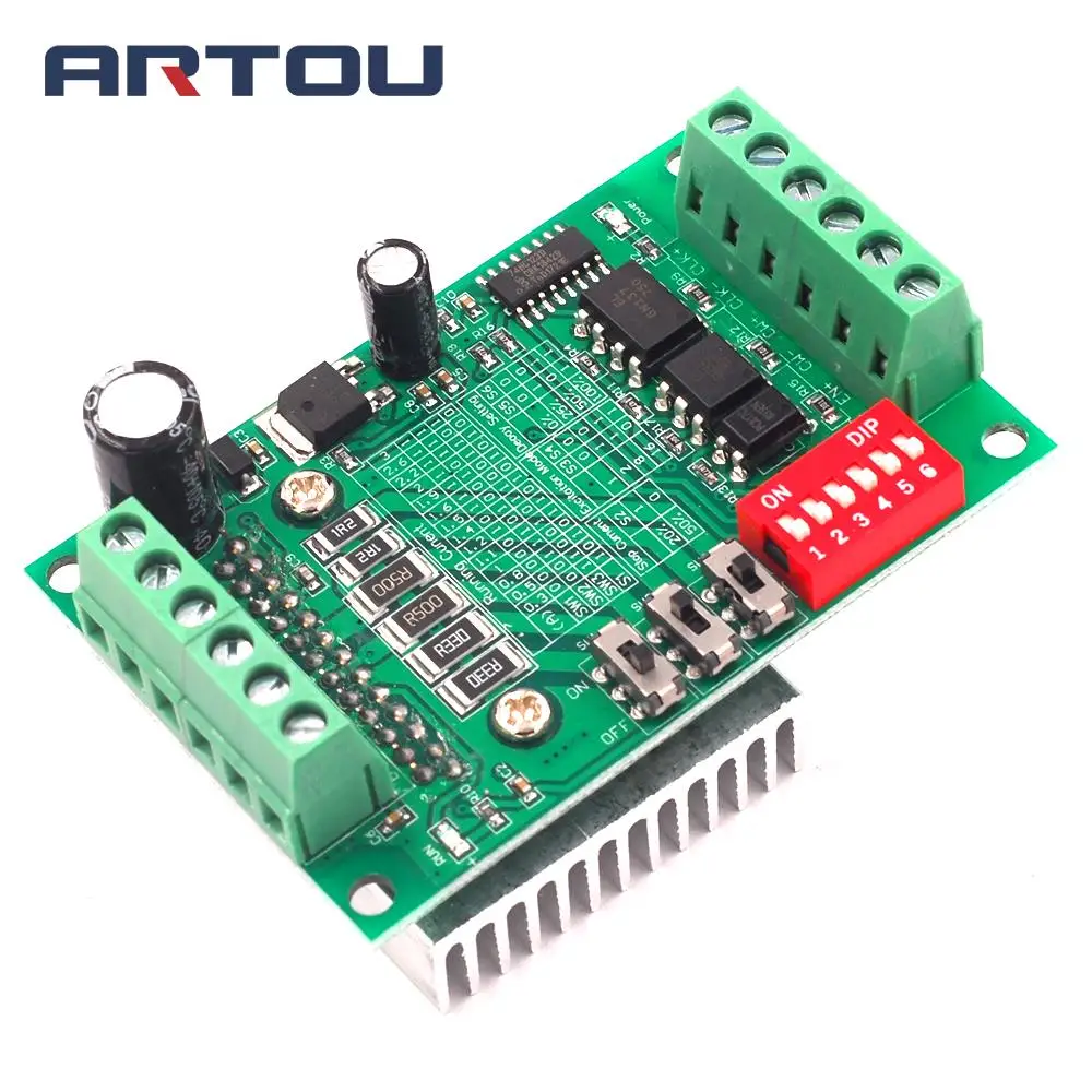 

TB6560 3A Stepper Motor Drives CNC Stepper Motor Board Single Axis Controller 10 Files Motor Controller Board TB6560AHQ