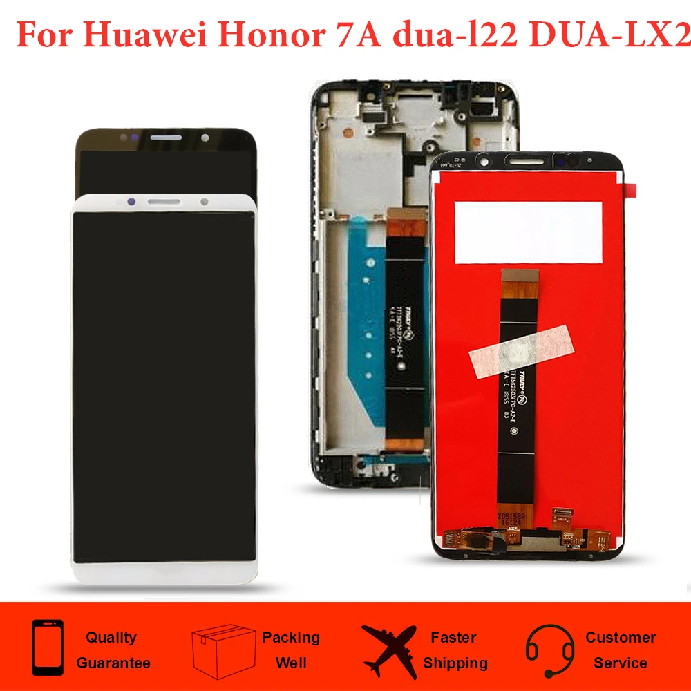 

5.4 5inch Original LCD Display For Huawei Honor 7A dua-l22 DUA-LX2 LCD Display Touch Screen Digitizer Assembly With Frame