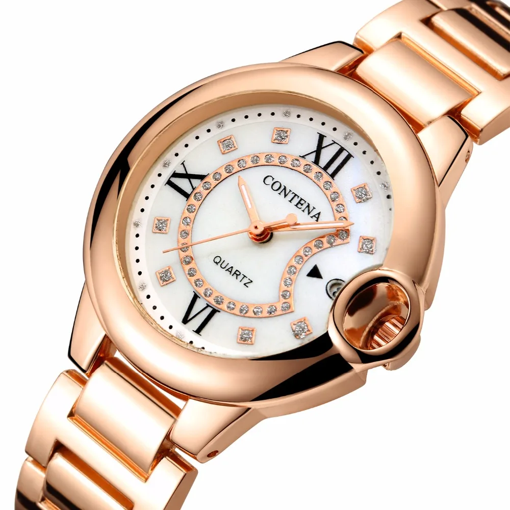 Серебряные, золотые наручные часы, женские часы, женские роскошные брендовые знаменитые женские часы, кварцевые часы, золотые, Montre Femme, Relogio Feminino