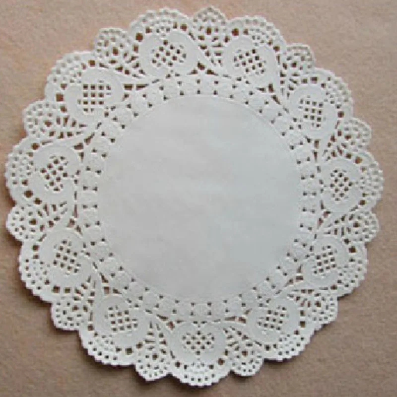 Colored paper doilies,10.5inch=26.7cm, white round paper lace doilies