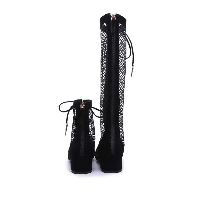 Ankle Cm Calidad Zapatos black Moda Botas De silver Alta Plata High High Black 3 Verano Mujeres 2018 5 Charol v6wF4xqA