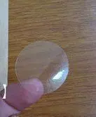 1000 шт/партия диаметр 25 мм самоклеящийся клейкий герметик стикер прозрачный ПВХ, пункт № GU06