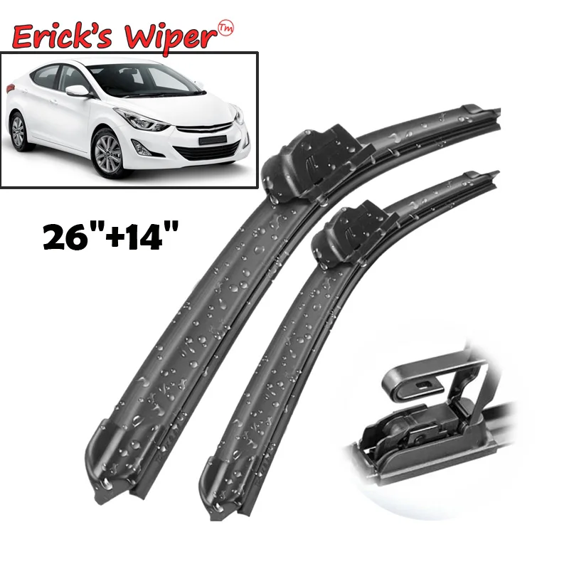 

Erick's Wiper Front Wiper Blades For Hyundai i30 GD 2013 - 2017 Windshield Windscreen Front Window 2016 2015 2014 26"+14"