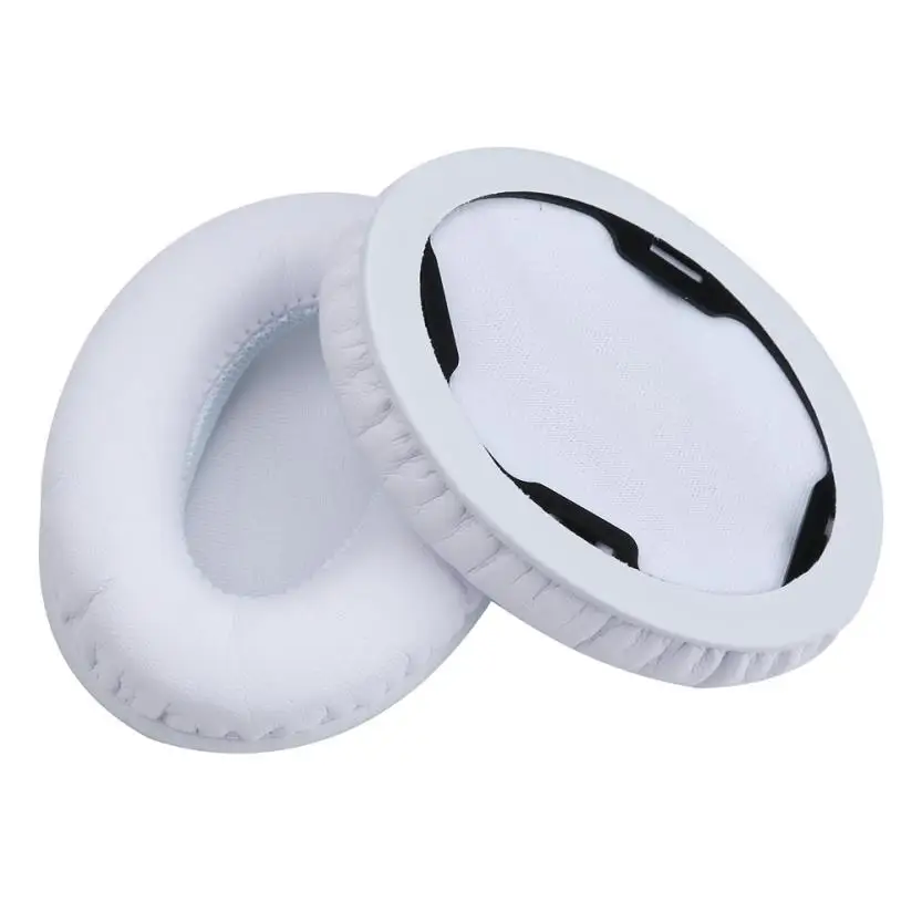 New White Replacement Ear Cushion Pads Ear Cups Soft Headset Ear Cover