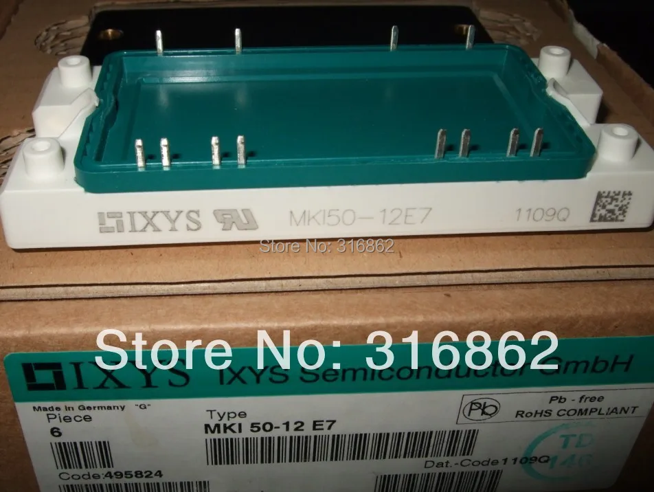 MKI50-12E7 MKI50 IXYS IGBT модуль ОРИГИНАЛЬНЫЙ 100% Бесплатная Доставка транзистор диод РЕЛЕ |
