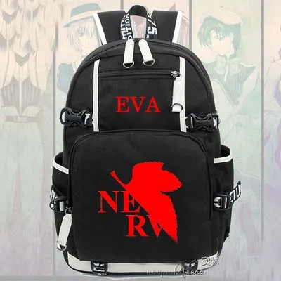 Hot Anime EVA Rugzak Cosplay Mode Canvas Tas Lichtgevende Schooltas Reistassen Hot Anime EVA Rugzak Cosplay Mode Canvas Tas Lichtgevende Schooltas Reistassen