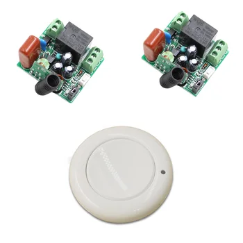 

220V AC Mini Remote Switch Input Output 220V Learning Code RF Wireless Switch Radio Transmitter Receiver 315/433mhz New