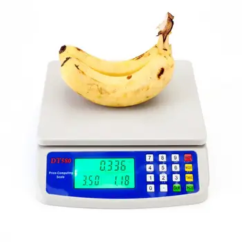 

30kg/1g White Digital Libra Weighting Scale Kitchen Scales Weight Balance For Food Vegetable Fruit Kitchen Tool