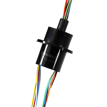 

18 Circuits Capsule Slip Ring Transmitting Power And Signal Low Contact Resistance For Spinning LED Sign Boar