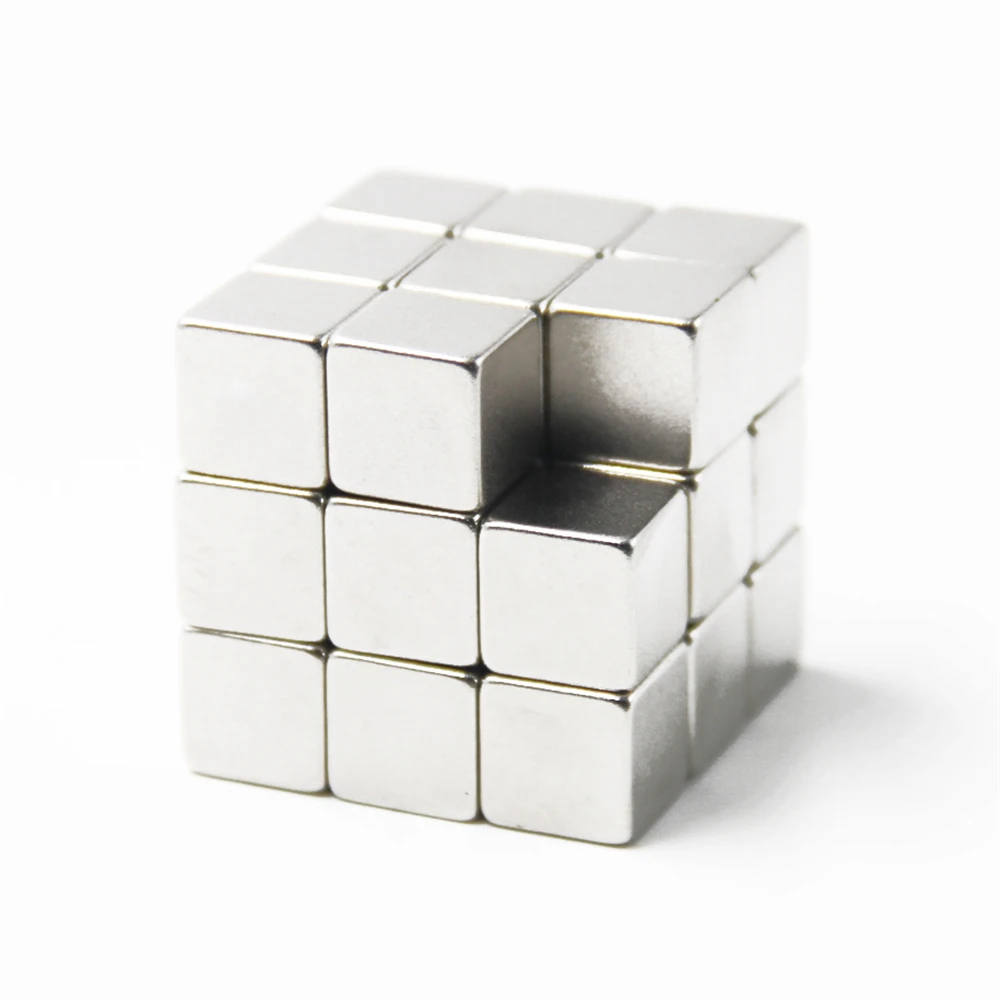 

5pcs F10x10x10mm Super Powerful Strong Rare Earth Block NdFeB Magnet Neodymium N35 Magnets F10*10*10mm Free Shipping