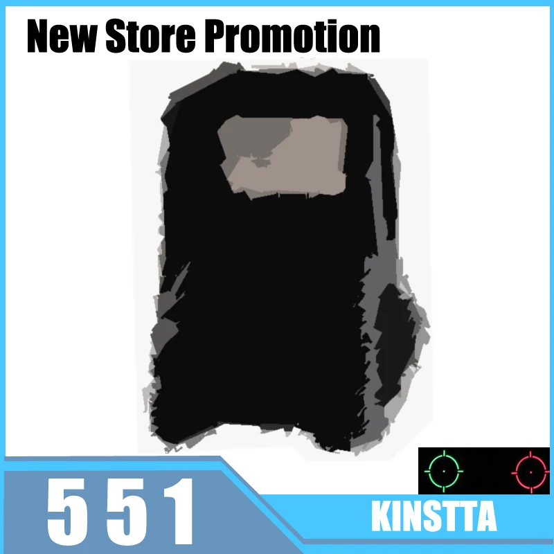 Тактический черный/коричневый коллиматор 551 голографический прицел с красной