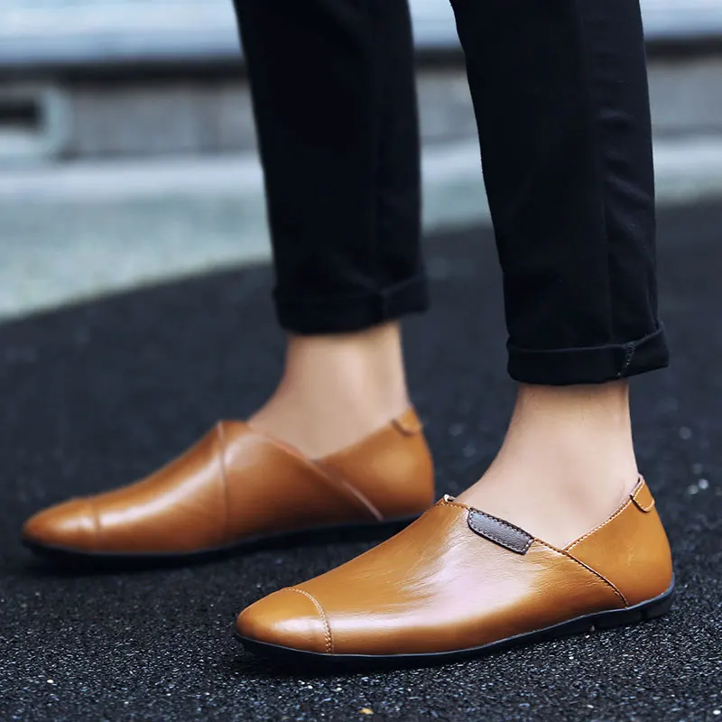 Leisure Slip on men flats shoes Comfy 